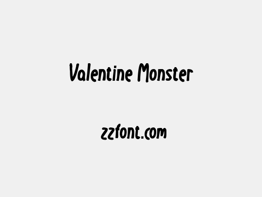 Valentine Monster