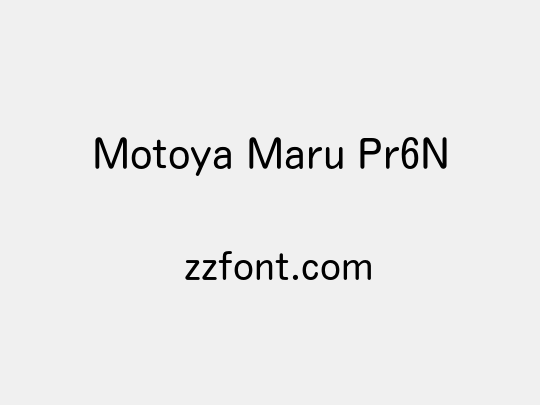 Motoya Maru Pr6N