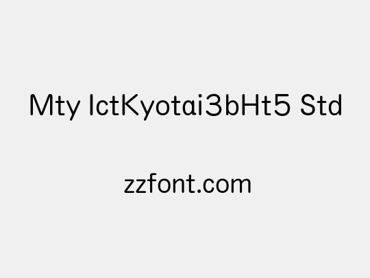 Mty IctKyotai3bHt5 Std