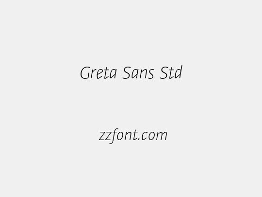 Greta Sans Std