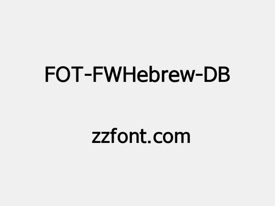 FOT-FWHebrew-DB