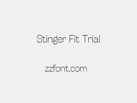 Stinger Fit Trial