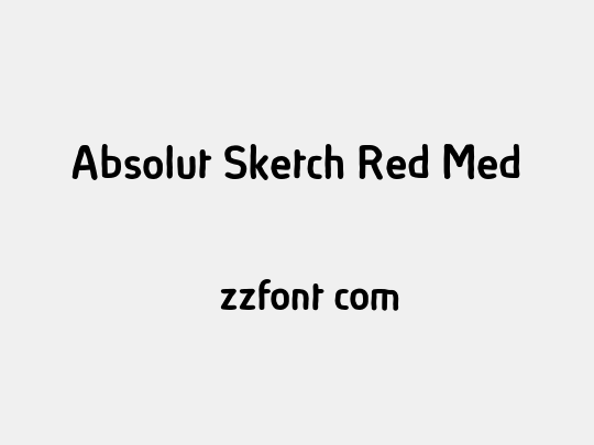 Absolut Sketch Red Med