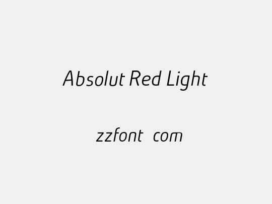 Absolut Red Light