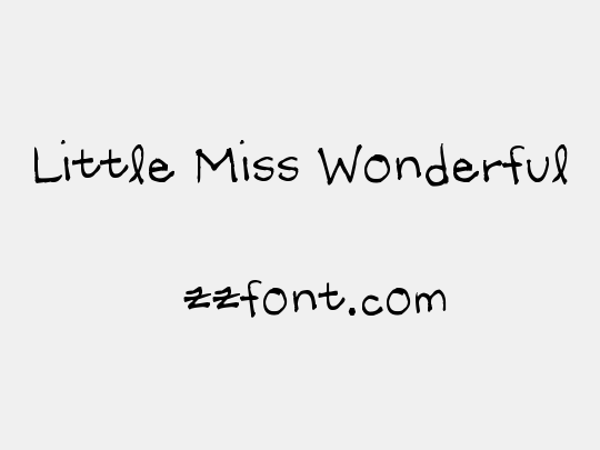 Little Miss Wonderful