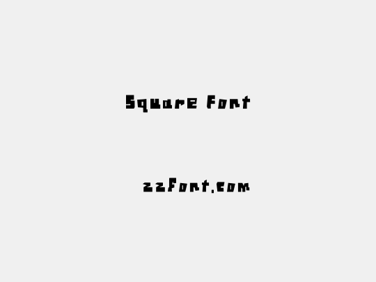 Square Font