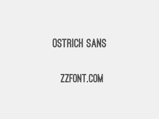 Ostrich Sans