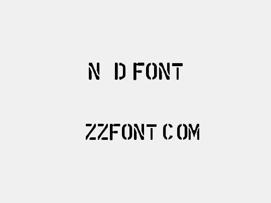 N&D font