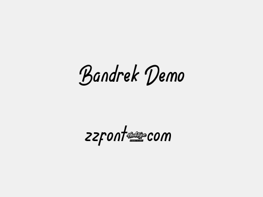 Bandrek Demo