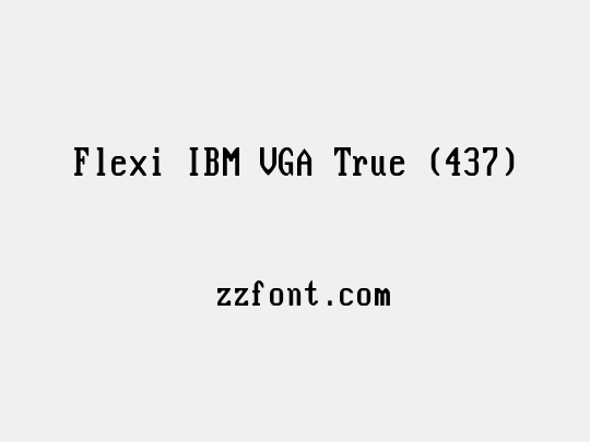 Flexi IBM VGA True (437)