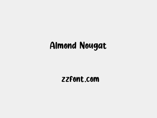 Almond Nougat