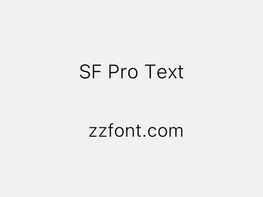 SF Pro Text