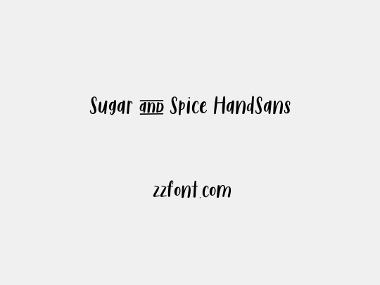 Sugar & Spice HandSans