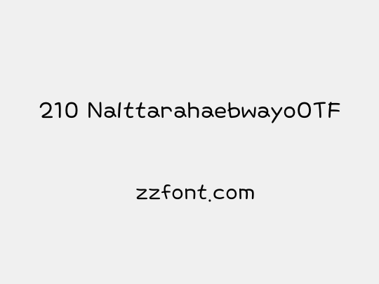 210 NalttarahaebwayoOTF