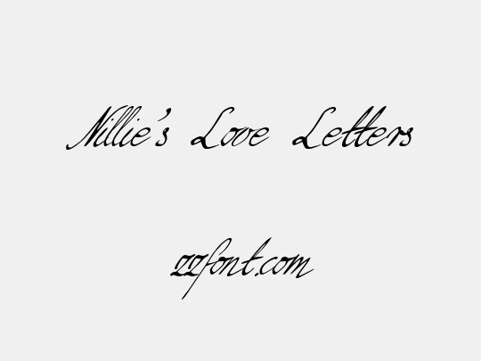 Nillie's Love Letters