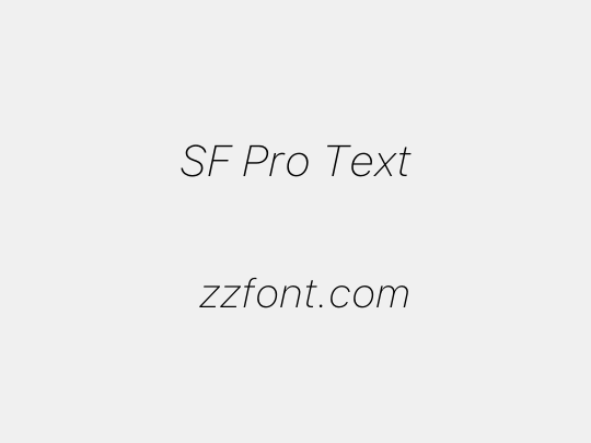 SF Pro Text