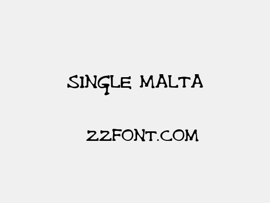 Single Malta