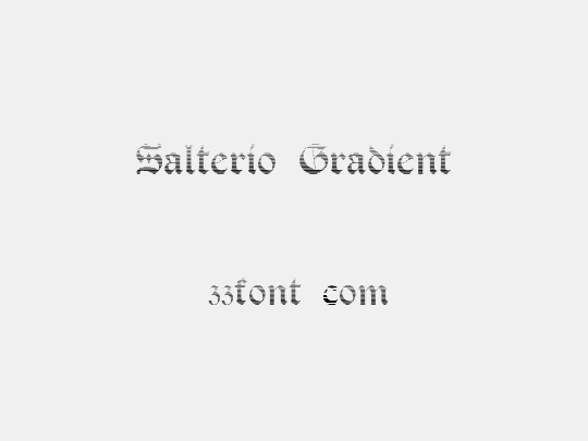 Salterio Gradient