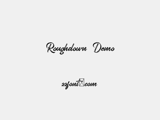 Roughdown Demo