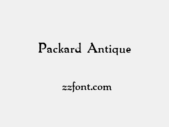 Packard Antique