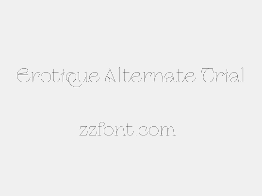 Erotique Alternate Trial