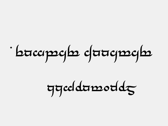 Tengwar Annatar