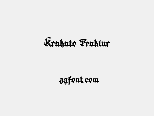 Krakato Fraktur