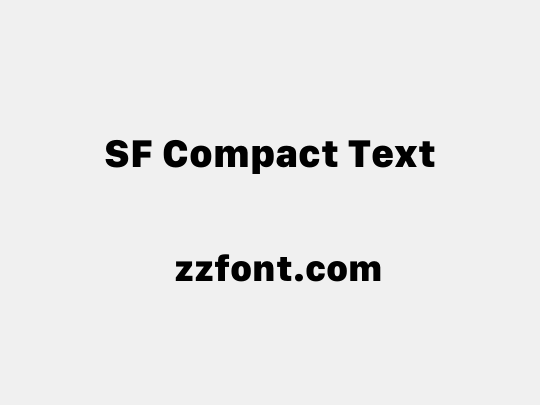 SF Compact Text