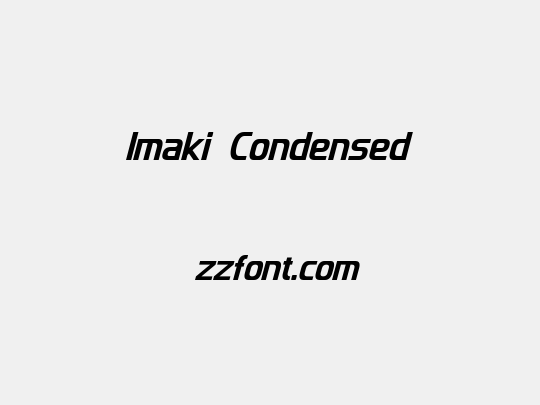 Imaki Condensed