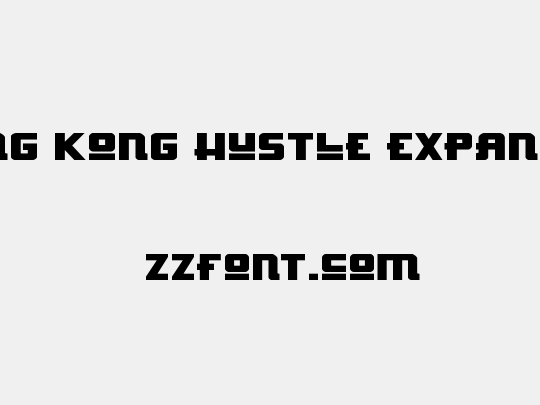 Hong Kong Hustle Expanded