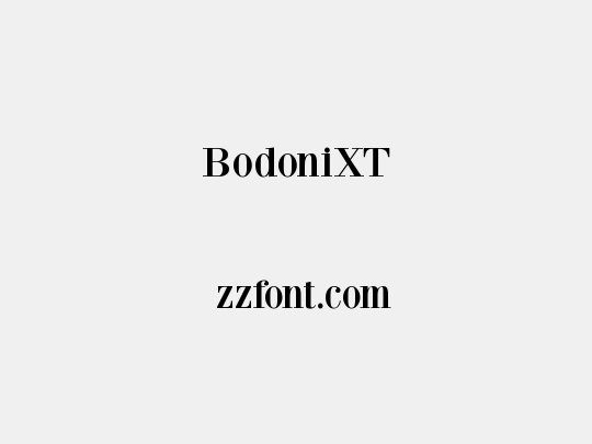 BodoniXT