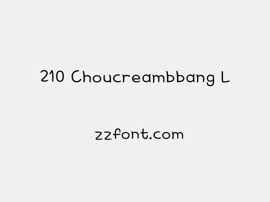 210 Choucreambbang L