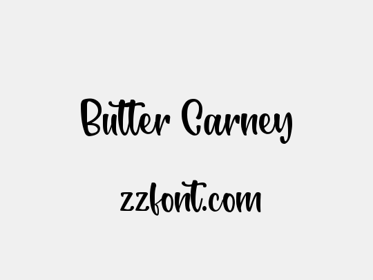 Butter Carney