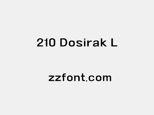 210 Dosirak L