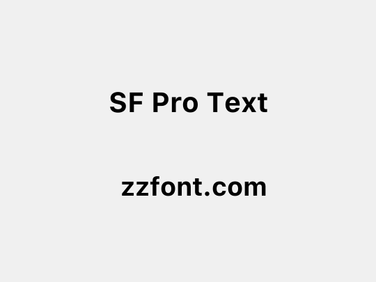 SF Pro Text