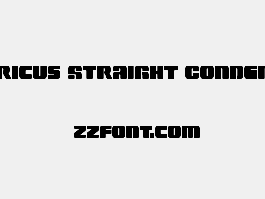 Capricus Straight Condensed