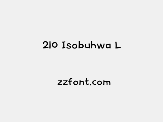 210 Isobuhwa L