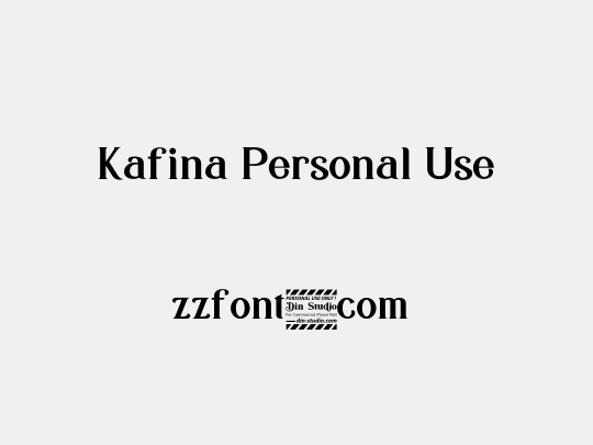 Kafina Personal Use