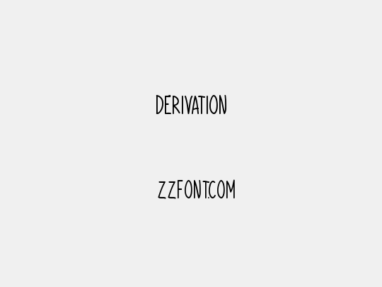 Derivation