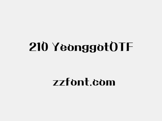 210 YeonggotOTF