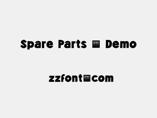 Spare Parts - Demo