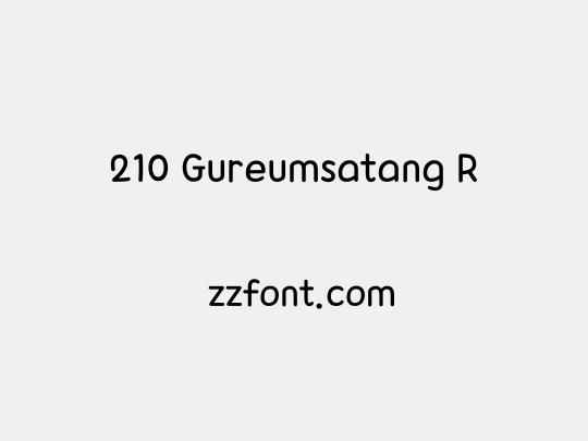 210 Gureumsatang R