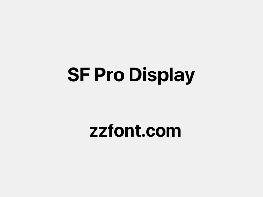 SF Pro Display