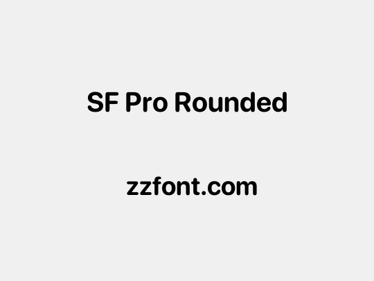 SF Pro Rounded