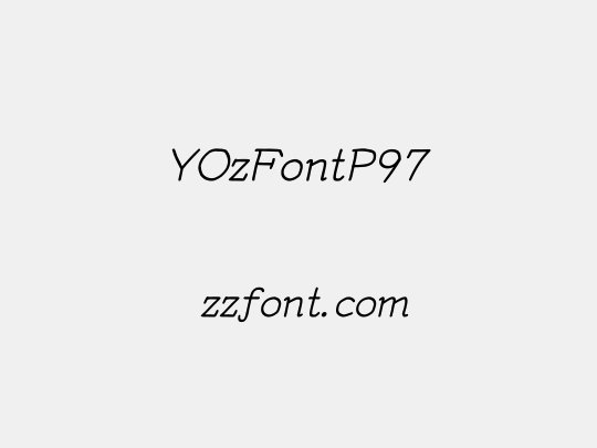 YOzFontP97