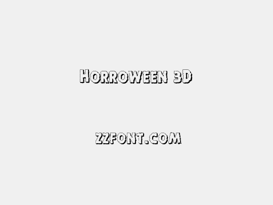 Horroween 3D