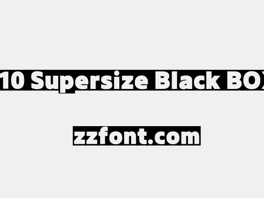 210 Supersize Black BOX