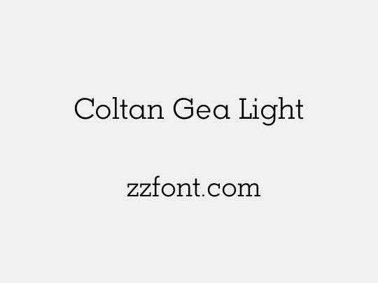 Coltan Gea Light