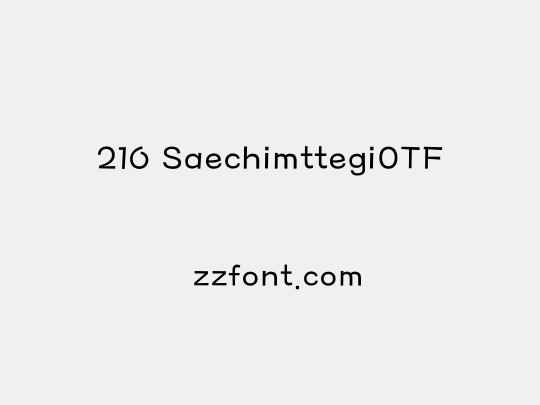 210 SaechimttegiOTF