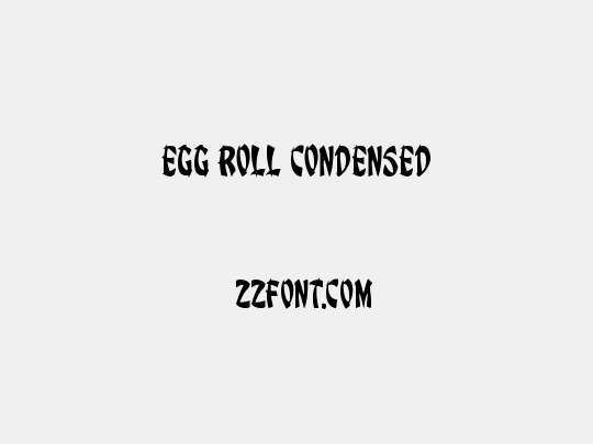 Egg Roll Condensed